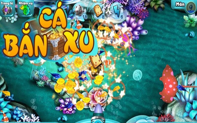 Cách chơi game bắn cá trong siêu thị đổi xu cực khủng