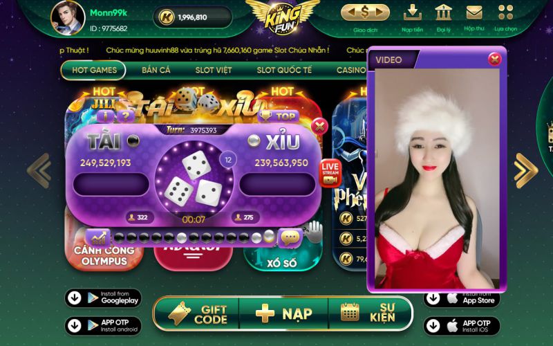 Cổng Nhà Cái Đỉnh Cao - Game Tài Xỉu King Fun 