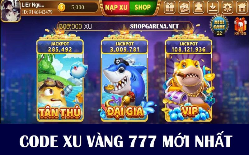 Vua bắn cá 777 - Đa dạng các thể loại bắn cá game